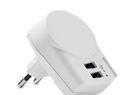 EURO USB CHARGER 2XA
