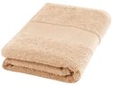 Charlotte bawełniany ręcznik kąpielowy o gramaturze 450 g/m² i wymiarach 50 x 100 cm, beżowy