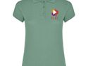 Star koszulka damska polo z krótkim rękawem, dark mint