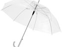Przejrzysty parasol automatyczny Kate 23'', biały przezroczysty