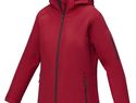 Notus damska ocieplana kurtka softshell, czerwony