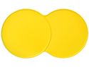 Podkładka podwójna wykonana z tworzywa sztucznego Sidekick, żółty