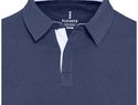 Clyde bluza polo do rugby unisex, granatowy