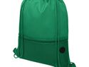 Siateczkowy plecak Oriole ściągany sznurkiem, zielony