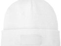 Czapka typu beanie Boreas z naszywką, biały