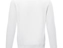 Jasper men’s organic recycled crewneck sweater, biały