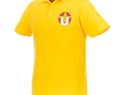 Helios - koszulka męska polo z krótkim rękawem, żółty