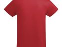 Breda koszulka dziecięca z krótkim rękawem, czerwony