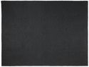 Suzy koc z dzianiny poliestrowej z certyfikatem GRS o wymiarach 150 x 120 cm, czarny