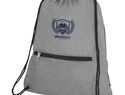 Składany plecak Hoss ściągany sznurkiem, heather medium grey