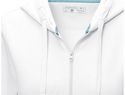 Ruby women’s organic recycled full zip hoodie, biały