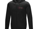 Ruby men’s organic recycled full zip hoodie, czarny