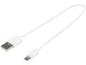 Kabel USB-A do Micro-USB TPE 2A, biały