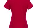 Jade - koszulka damska z recyklingu z krótkim rękawem, czerwony