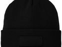 Czapka typu beanie Boreas z naszywką, czarny