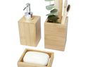Hedon 3-częściowy bambusowy zestaw do łazienki, natural