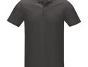 Męska organiczna koszulka polo Graphite, szary sztormowy