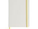Biały notes A5 Spectrum z kolorowym paskiem, biały / żółty