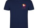 Star koszulka męska polo z krótkim rękawem, navy blue