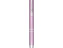 Długopis automatyczny Moneta z anodyzowanego aluminium, magenta