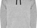 Urban męska bluza z kapturem, marl grey / czarny