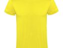 Atomic koszulka unisex z krótkim rękawem, żółty
