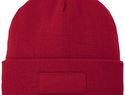 Czapka typu beanie Boreas z naszywką, czerwony