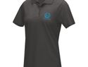Damska organiczna koszulka polo Graphite, szary sztormowy