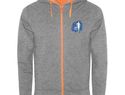 Fuji bluza unisex, szary melanż
