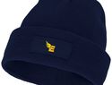 Czapka typu beanie Boreas z naszywką, granatowy