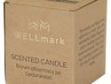Wellmark Let 's Get Cozy świeca zapachowa 650 g - o zapachu drewna cedrowego , amber heather