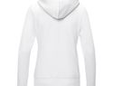 Ruby women’s organic recycled full zip hoodie, biały