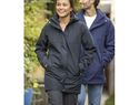 Hardy ocieplana parka damska, czarny