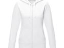 Ruby women’s organic recycled full zip hoodie, biały