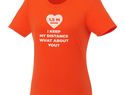 T-shirt damski z krótkim rękawem Heros, pomarańczowy