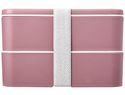 MIYO Renew dwuczęściowy lunchbox, różowy / różowy / biały
