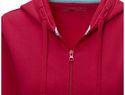 Ruby women’s organic recycled full zip hoodie, czerwony