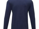 Ponoka long sleeve men's organic t-shirt, granatowy