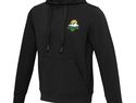 Laguna bluza unisex z kapturem, czarny