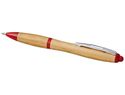 Bambusowy długopis Nash, piasek pustyni / czerwony