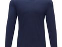 Ponoka long sleeve men's organic t-shirt, granatowy