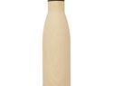 Vasa butelka z powierzchnią imitującą drewno oraz miedzianą izolacją próżniową o pojemności 500 ml, brązowy