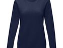 Jasper women’s organic recycled crewneck sweater, granatowy
