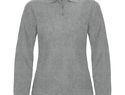 Estrella koszulka damska polo z długim rękawem, marl grey
