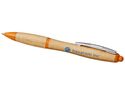 Bambusowy długopis Nash, piasek pustyni / pomarańczowy