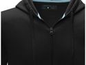 Ruby men’s organic recycled full zip hoodie, czarny