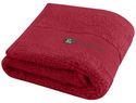 Sophia bawełniany ręcznik kąpielowy o gramaturze 450 g/m² i wymiarach 30 x 50 cm, czerwony