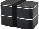 MIYO Renew dwuczęściowy lunchbox, gratnitowy / gratnitowy / czarny