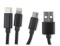 Kabel USB 3 w 1 LUX