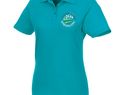 Helios - koszulka damska polo z krótkim rękawem, morski
